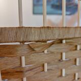 wicker, rattan screen, 5 panels