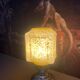 1950s glass lamp