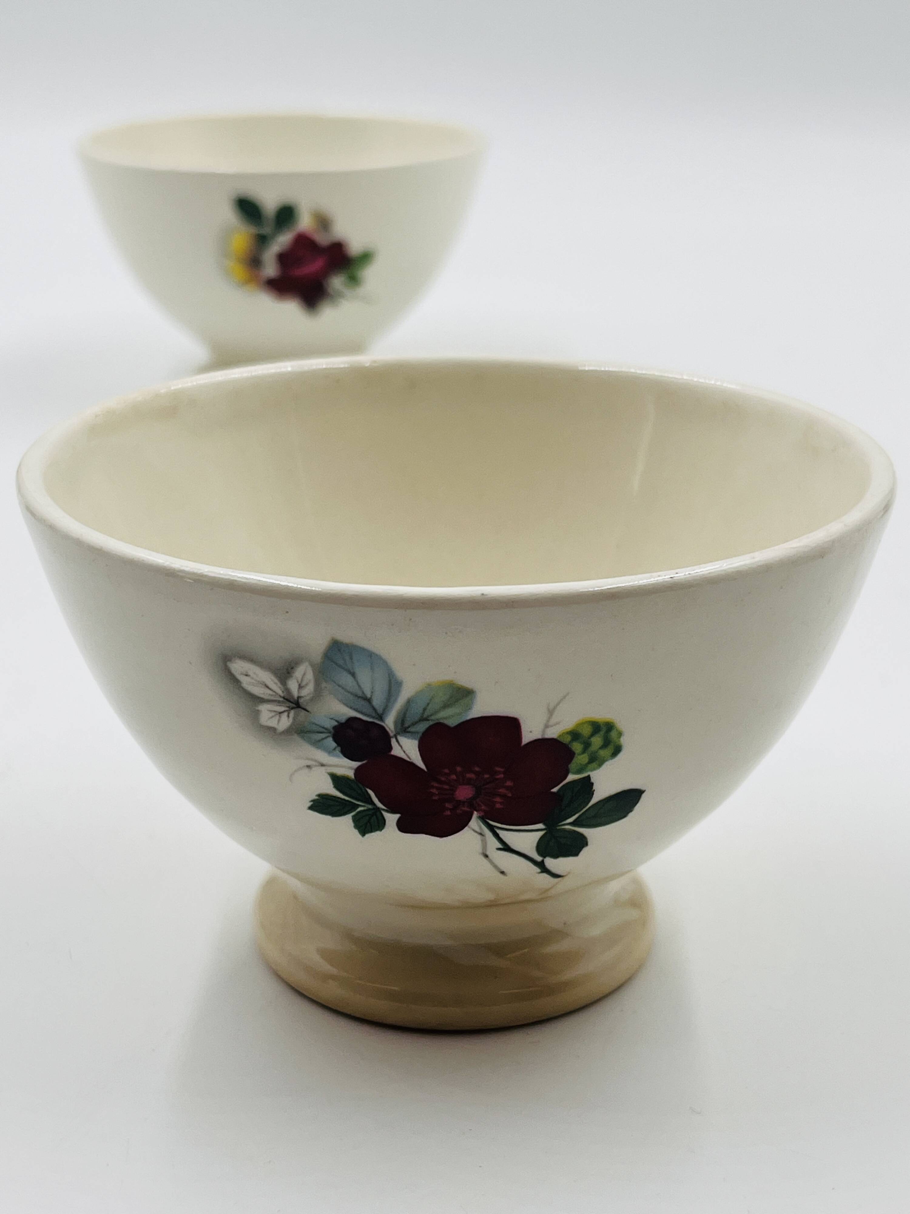 Set of 5 Boch Frères Keramis bowls