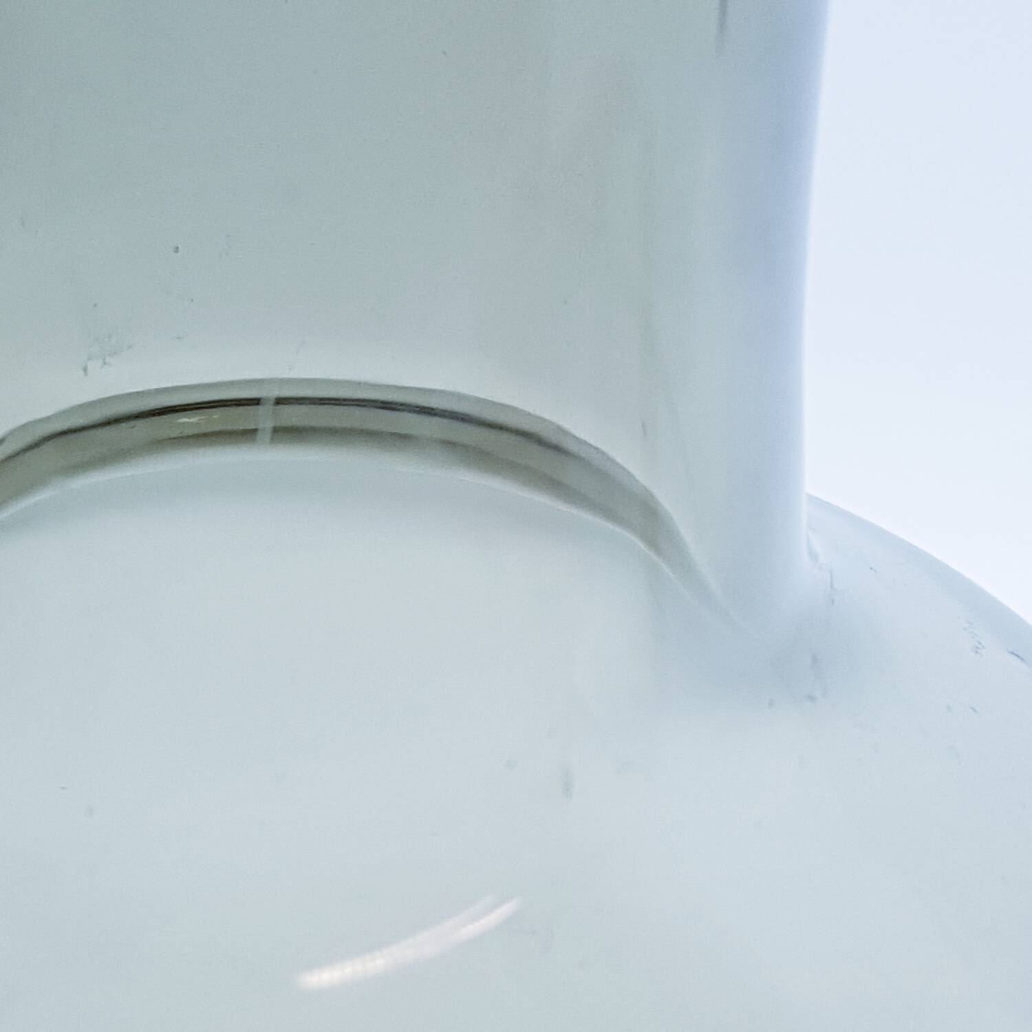 Smoked glass water carafe