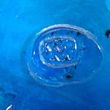 Authentic Berluze Vase Glass Paste by Mic and Bob Le Bleis 1970s