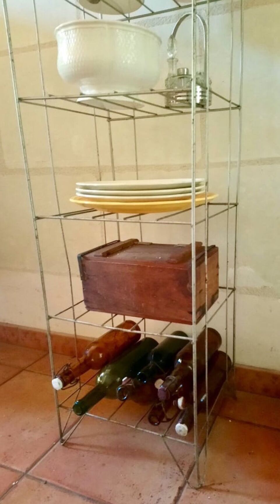 Display shelf of vintage trade