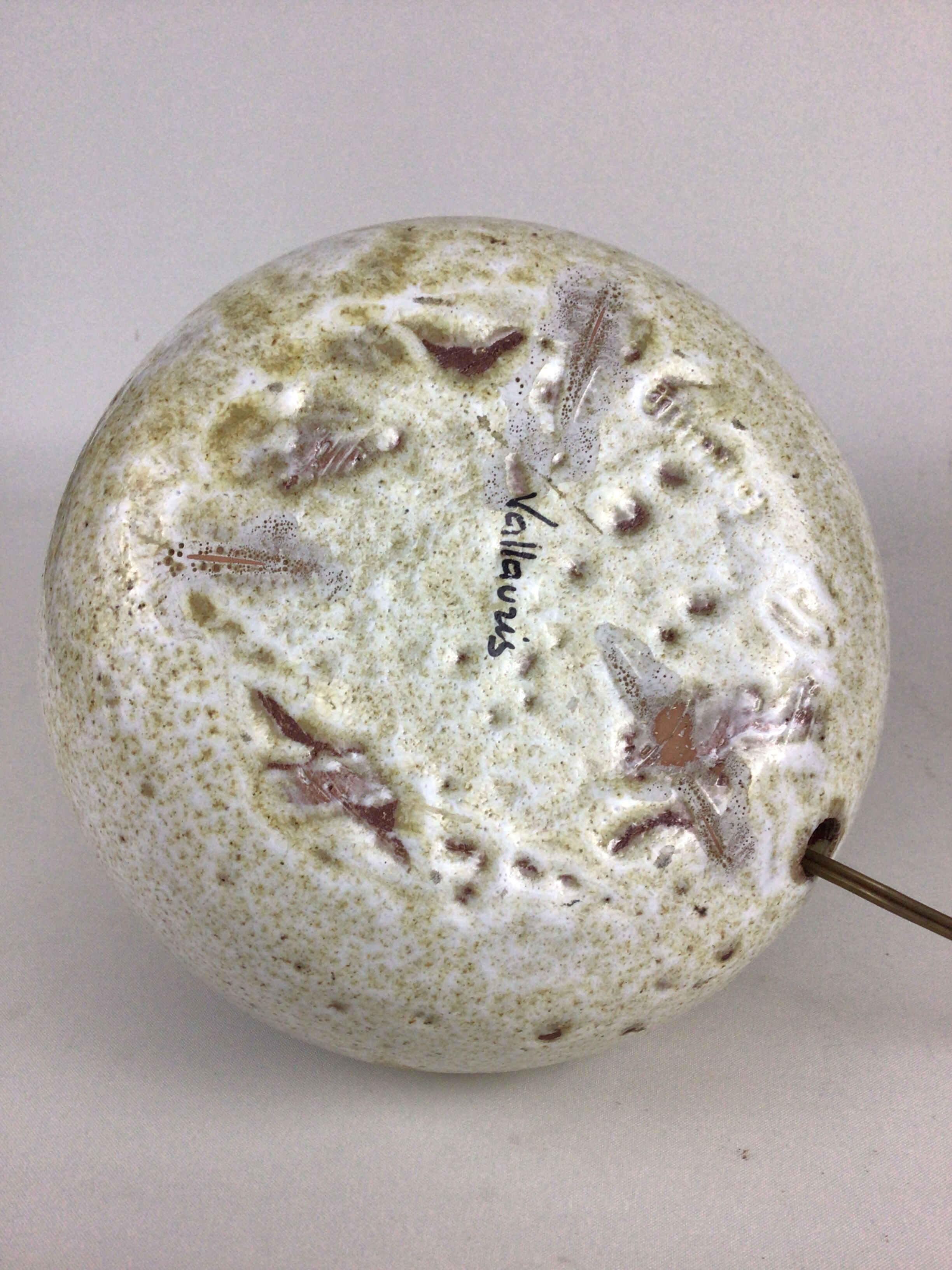 Ceramic lamp foot Vallauris Marcel Giraud