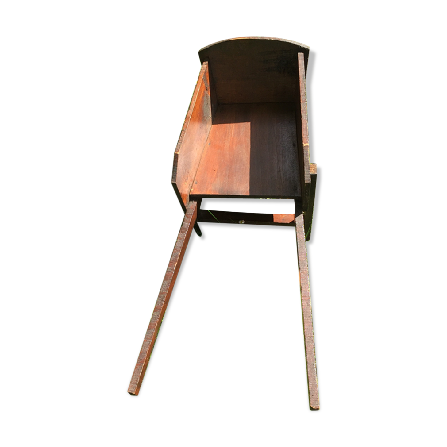 Vintage wooden wheelbarrow