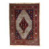 Tapis Hamadan Vintage du Moyen-Orient, Années 1970, Authentique et Patiné