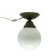 Art Deco pendant lamp, Poland, 1930s
