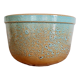 Old blue dish or salad bowl