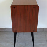 Furniture bar with wheels 60s