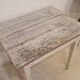 Distressed farmhouse table