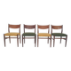 Set of four teak Pastoe "SA10" dining chairs, The Netherlands 1959
