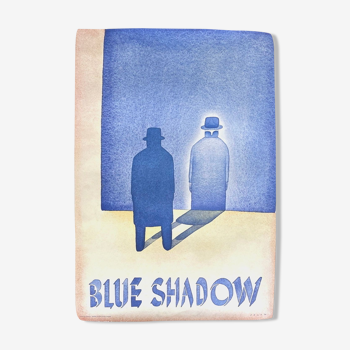 Jean michel folon, blue shadow, 1980