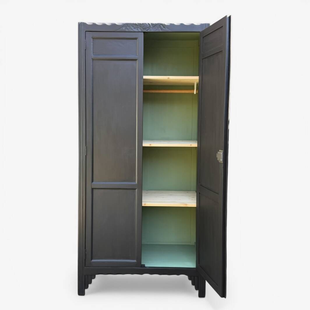 Armoire parisienne art déco penderie 1930