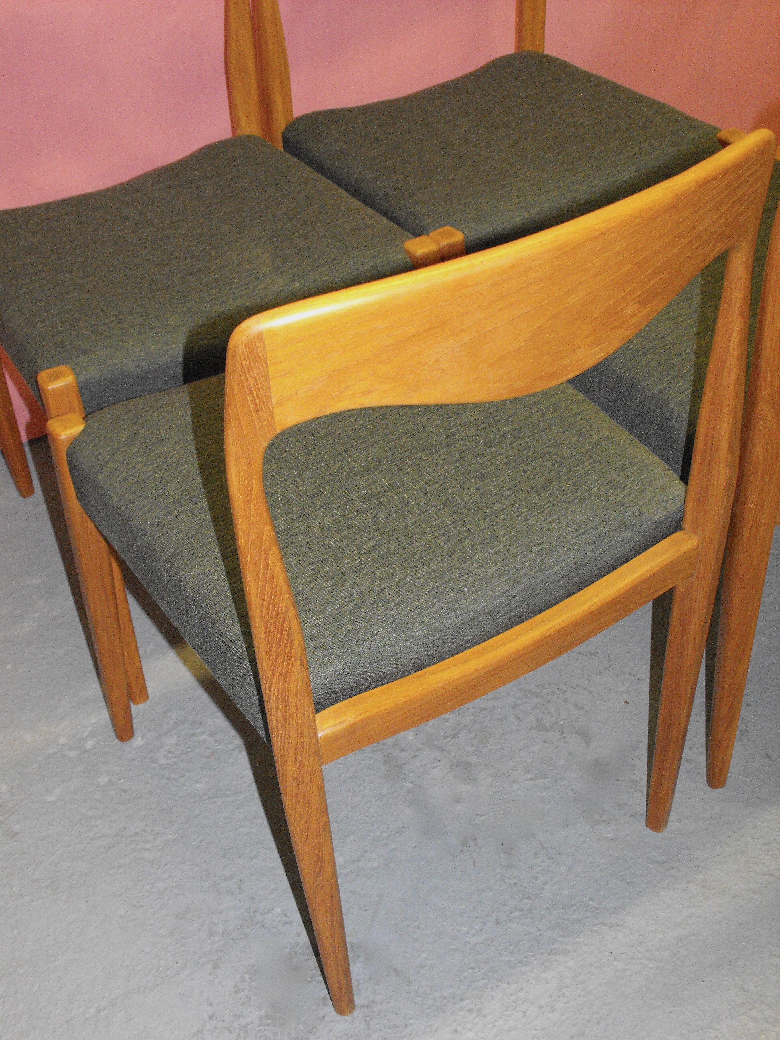 4 scandinavian chairs from the 60s