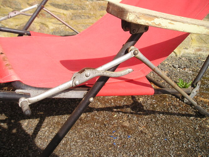 Transat chaise longue vintage