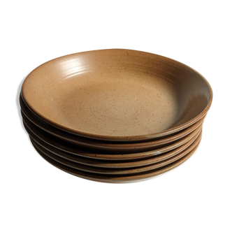6 hollow plates Sandstone Villages