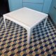 Table basse 1970 carrée en fibre de verre