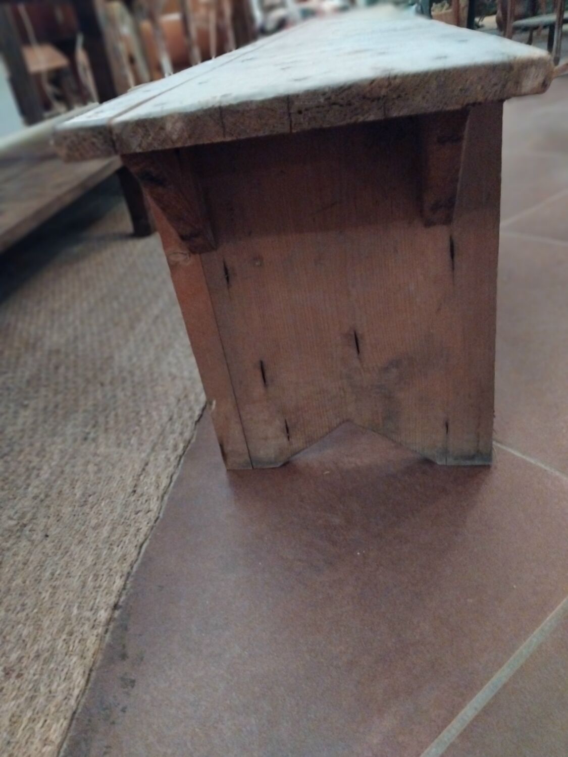 Banc de campagne en sapin