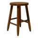 Vintage four-legged pine stool