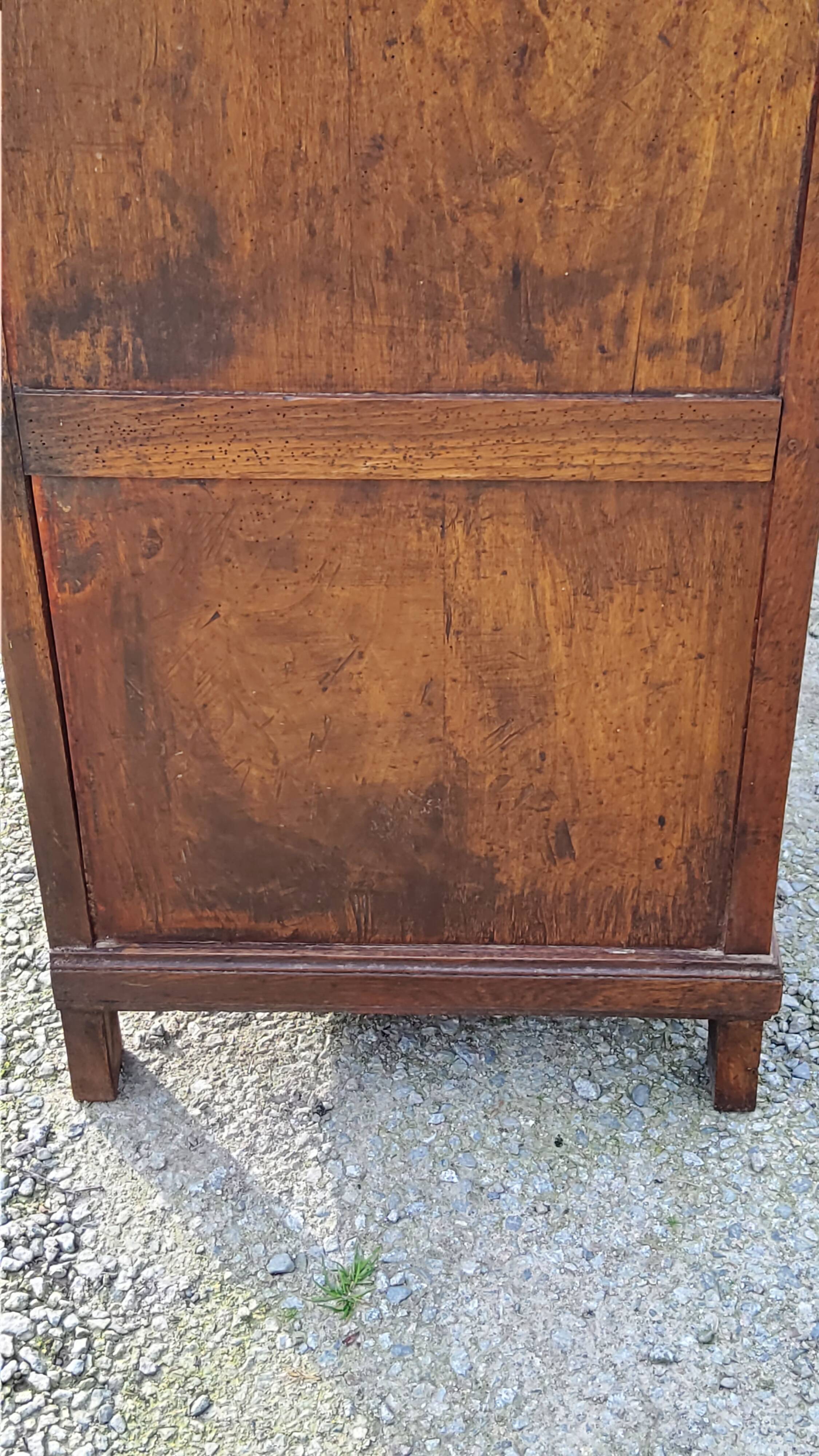 Parisian sideboard in solid oak and solid poplar early 20th century