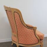Paire de fauteuils bergère de style Louis XV