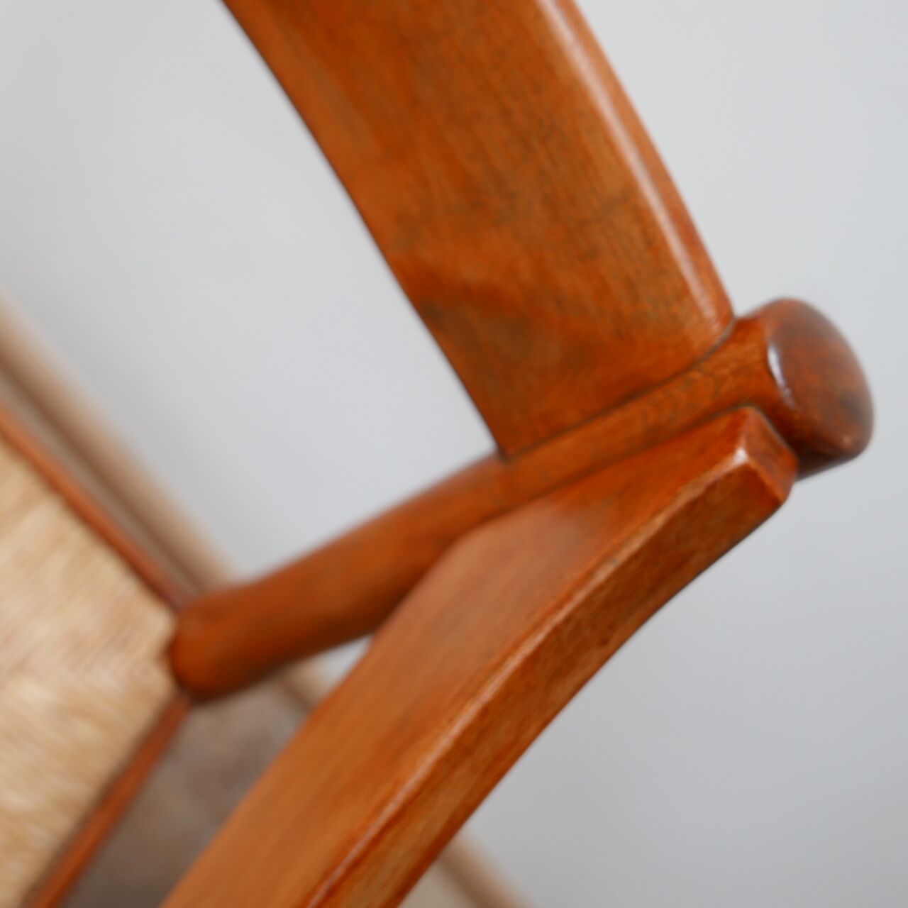 Italian Mid-Century Carimate Rush Armchair by Vico Magisretti