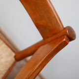 Italian Mid-Century Carimate Rush Armchair by Vico Magisretti