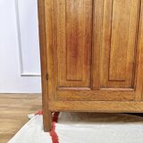 Vintage Parisian oak sideboard