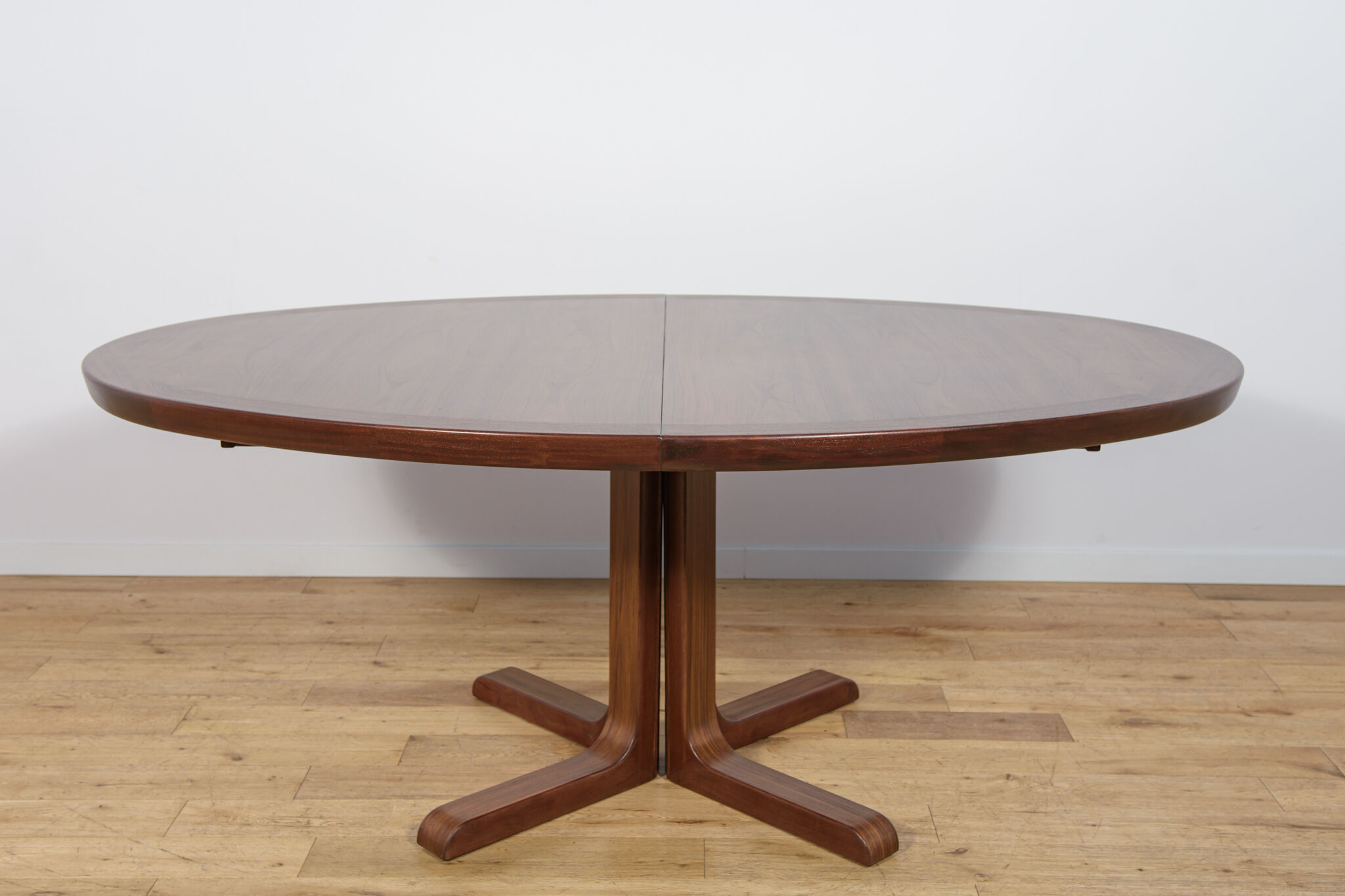 Mid-Century Oval Rosewood Extending Dining Table by Skovby, Denmark, 1960s