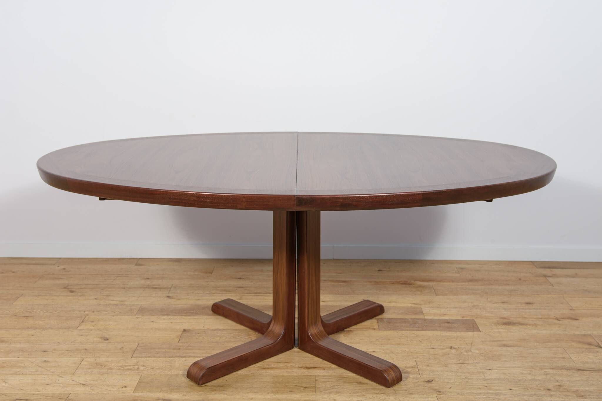 Mid-Century Oval Rosewood Extending Dining Table by Skovby, Denmark, 1960s