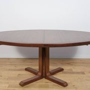 Mid-Century Oval Rosewood Extending Dining Table by Skovby, Denmark, 1960s