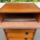 Scandinavian shoe storage cabinet in oak 1960