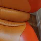 Poltromec Space age vintage "Frog" sofa