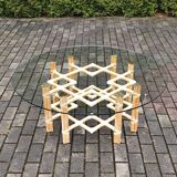 Table & Chairs by McGuire, 1980s