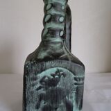 Original pitcher in sandstone, green color