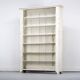Large Painted Rustic Farmhouse Country Shelving Unit Cabinet