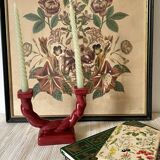 Longchamp double ceramic candle holder