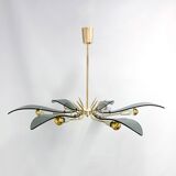 Large Dahlia-style chandelier
