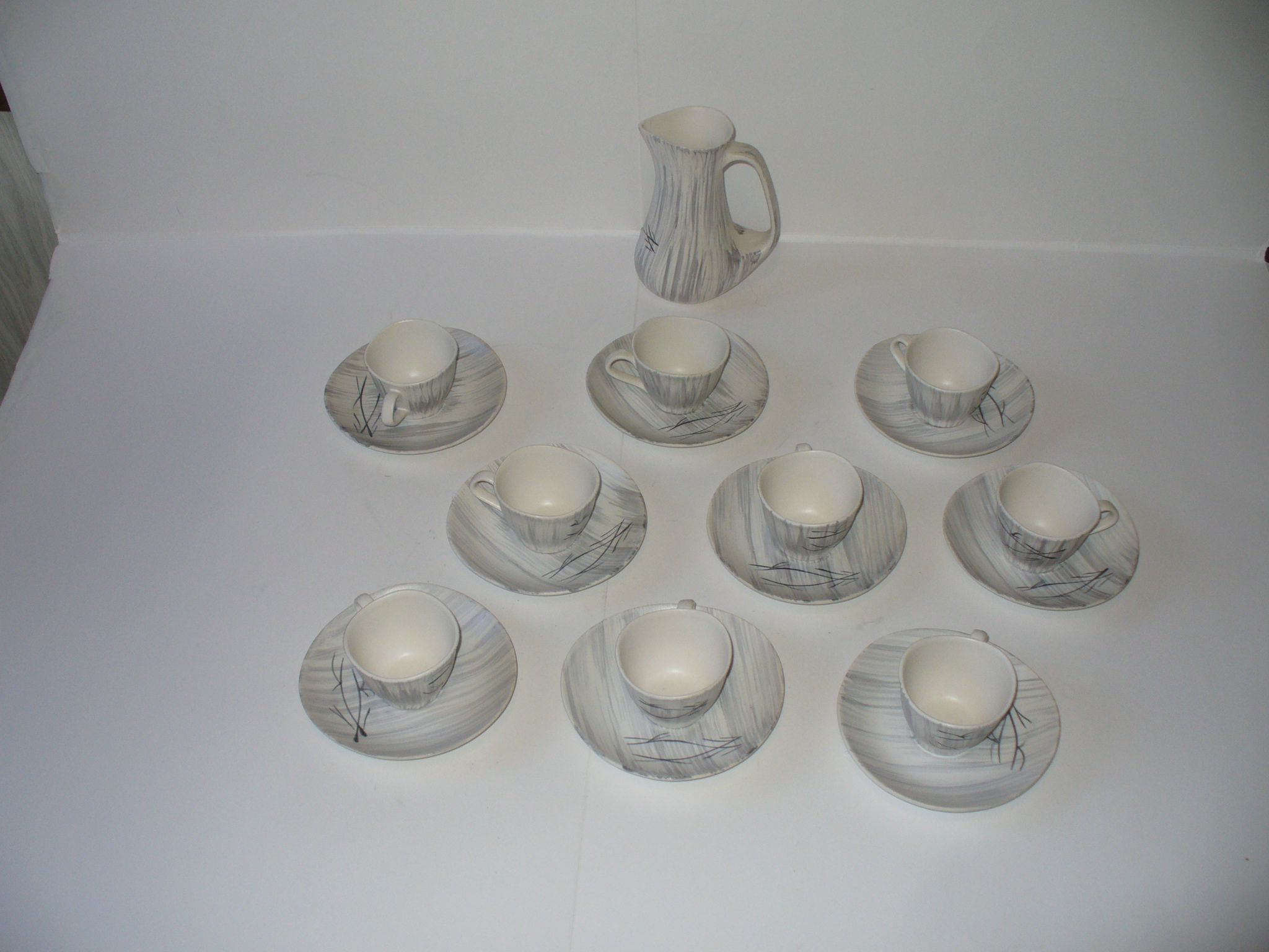 Niderviller coffee service 9 pieces from the 50s