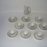 Niderviller coffee service 9 pieces from the 50s
