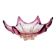 Murano Organic Cup - Peach & Fuchsia Gradient - Star 1960