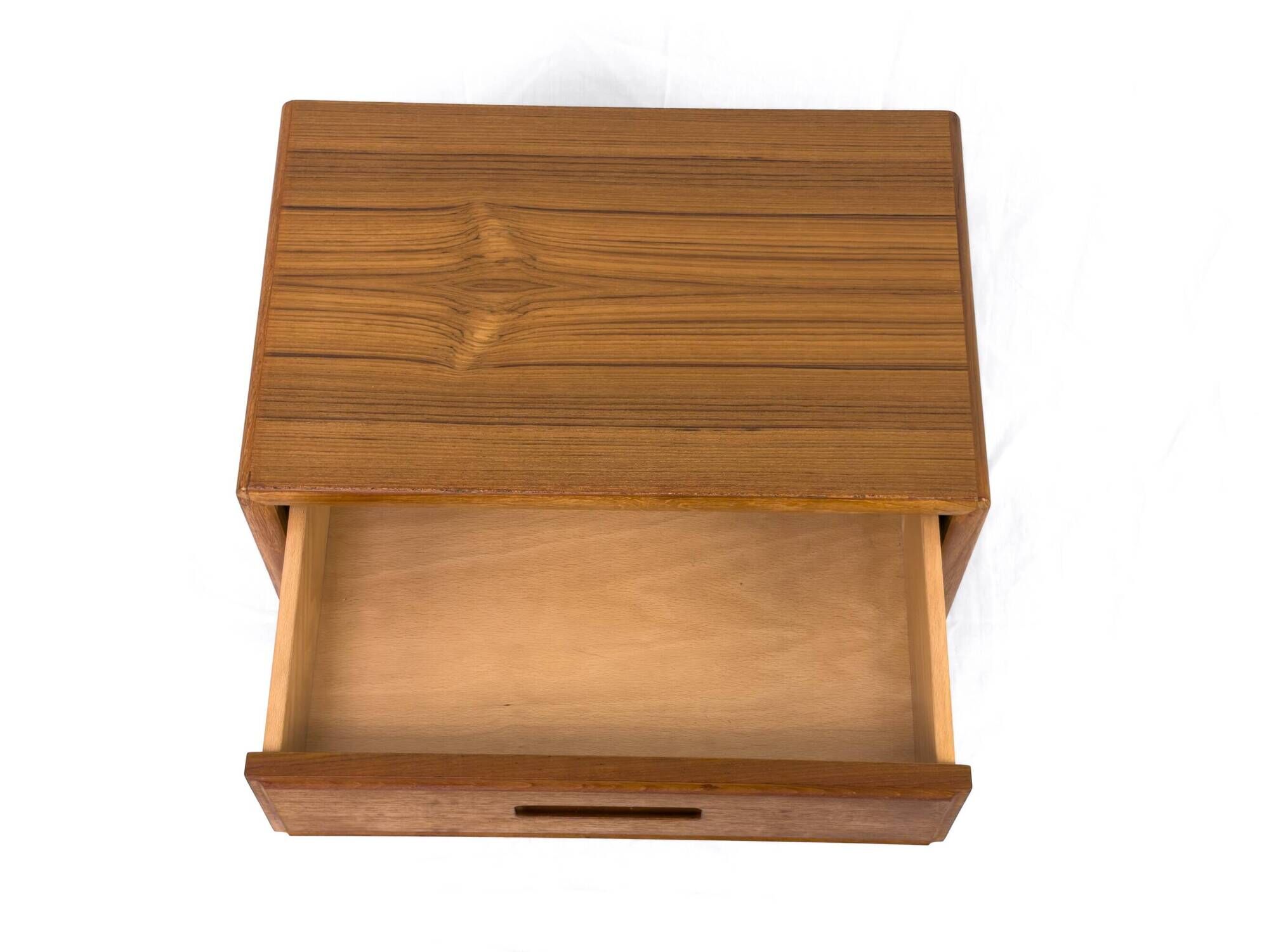 Vintage teak bedside table, 1960s