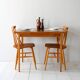 Vintage Scandinavian Teak and Oak Dining Table