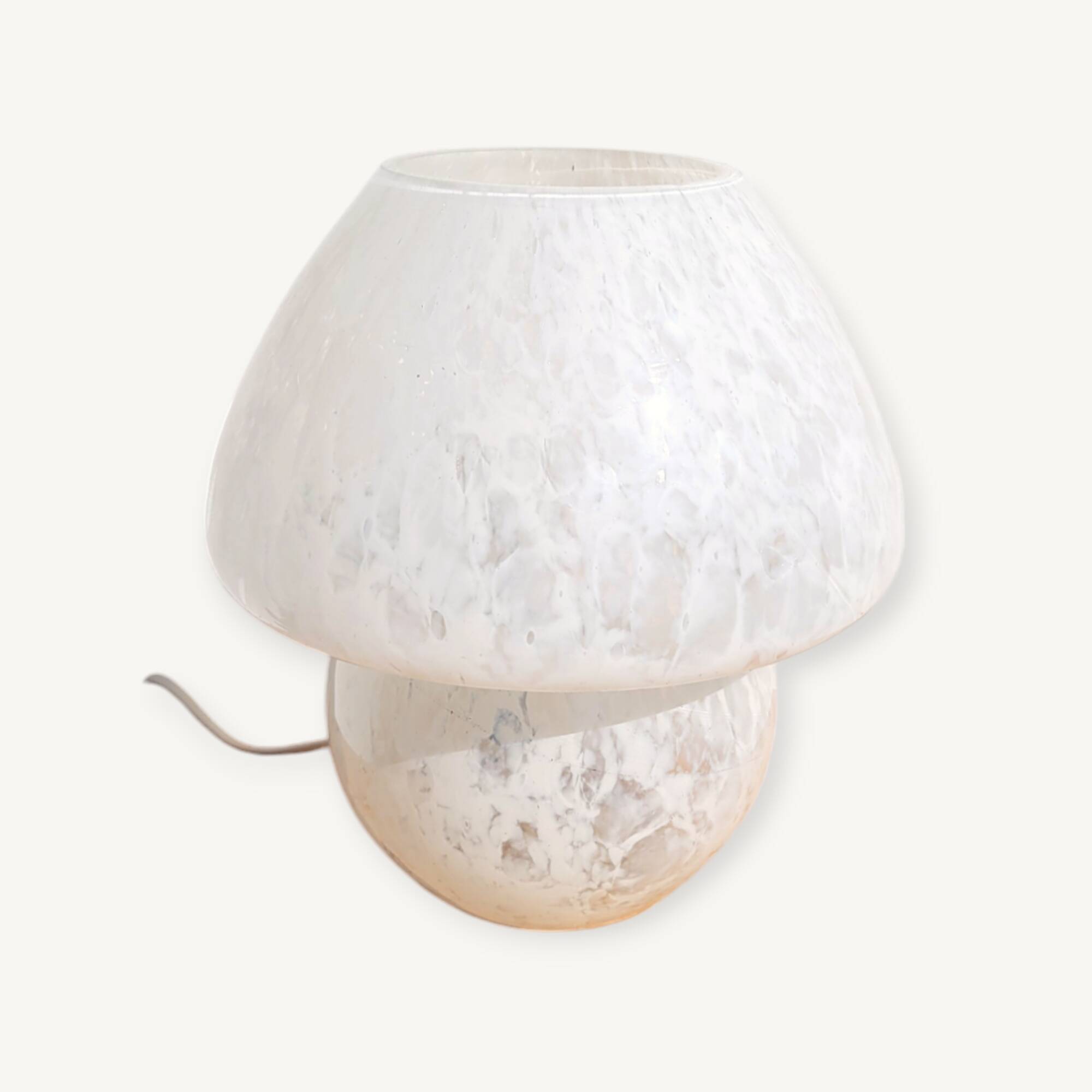 Murano glass mushroom lamp 1970