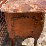 Jumper dresser dresser in louis XV marquetry around 1900