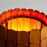 Vintage Czechoslovak Hand-Tied Table Lamp by ULUV, 1960s