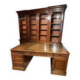 Large antique desk/partners desk