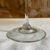 Glass candle holder