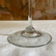 Glass candle holder