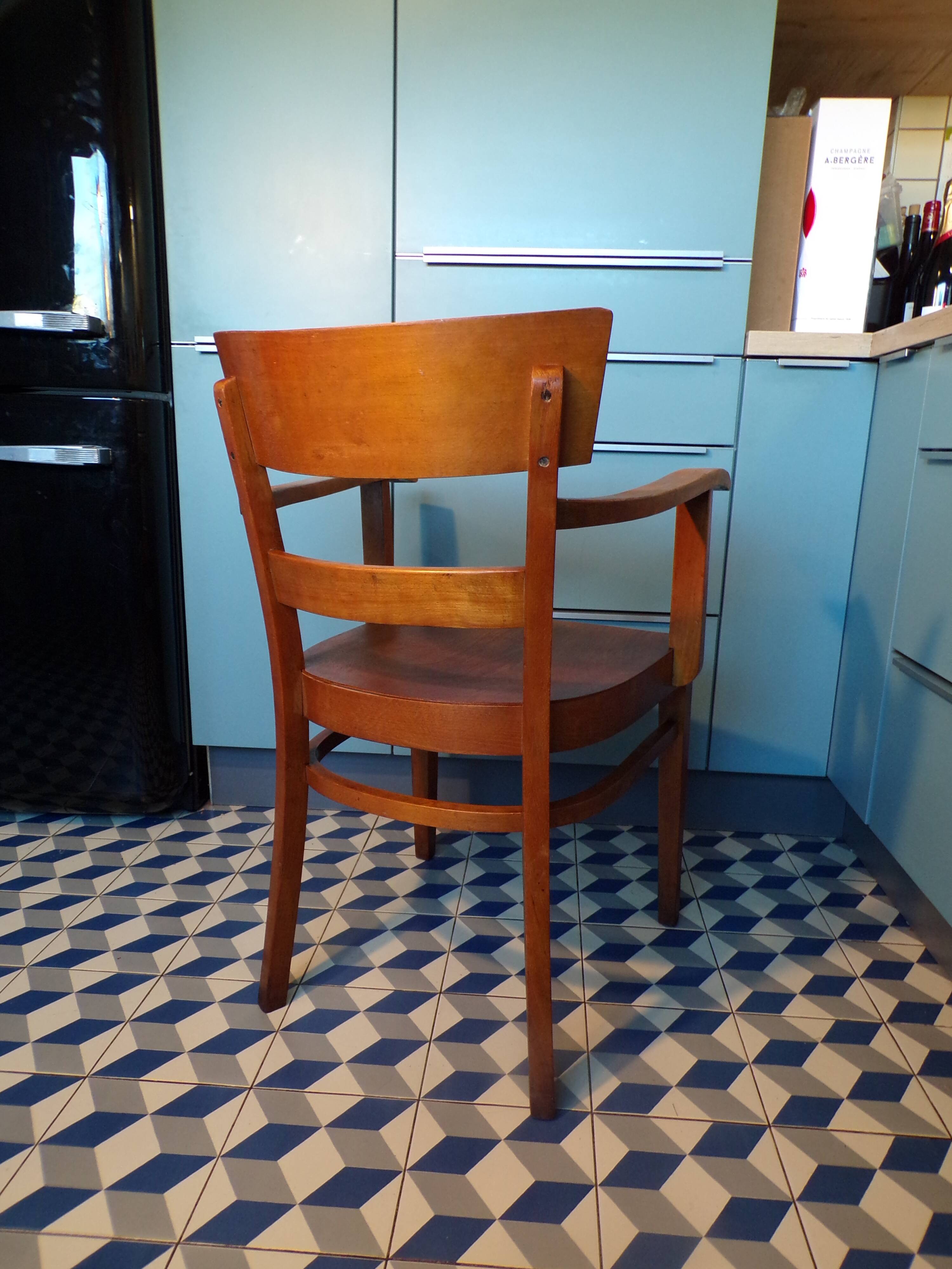 Antique wooden office chair