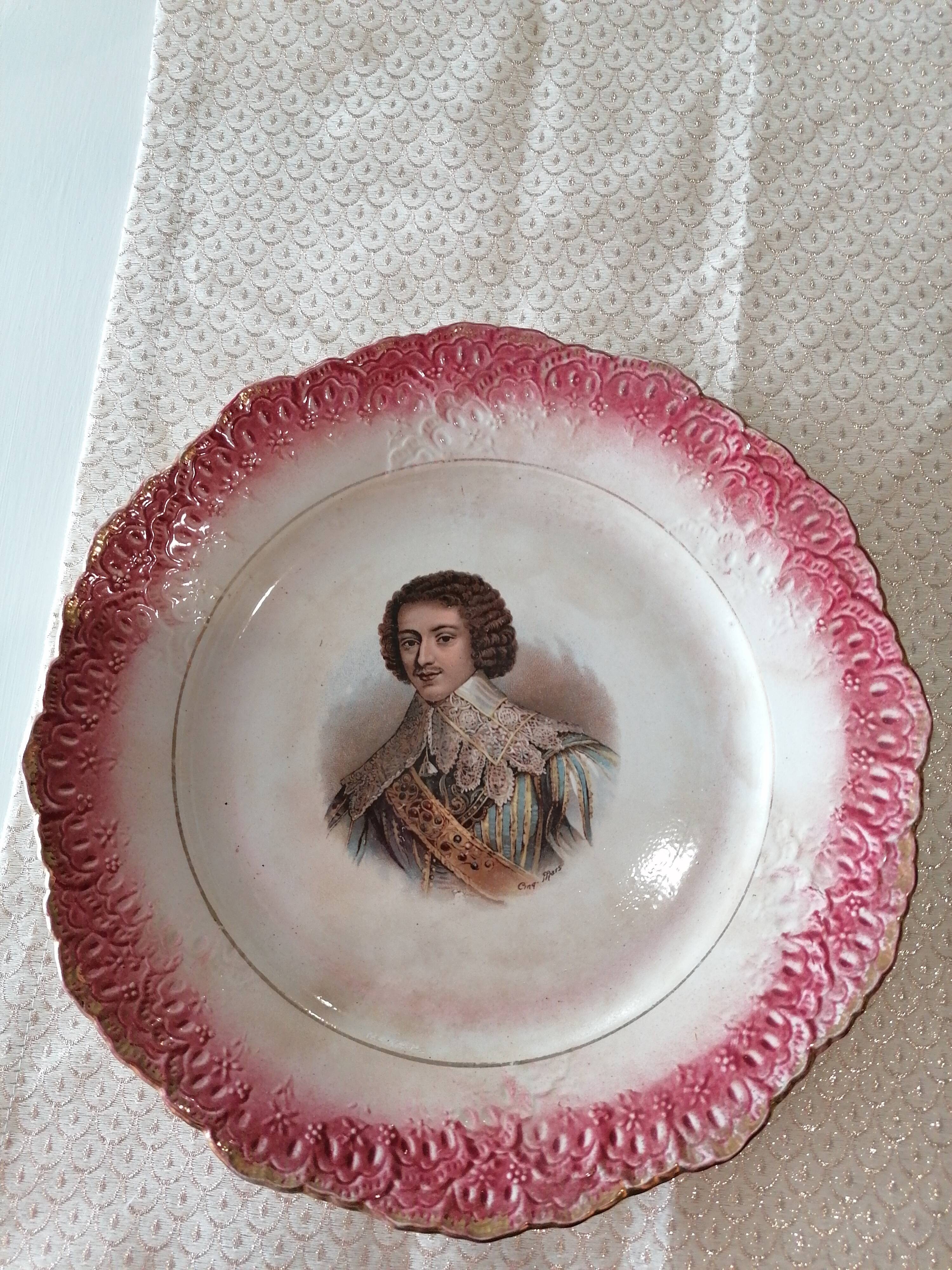 Old earthenware plate